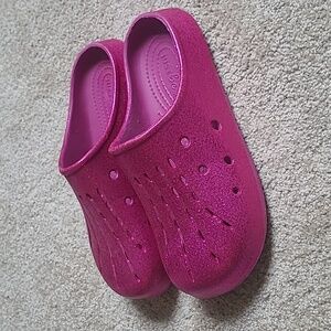 Just Be EVA "Crocs" Hot Pink Bling 💗 Shoes